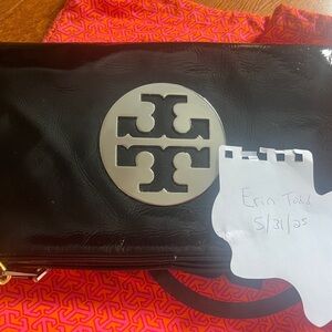 Tory Burch Patent Leather clutch! Never used!